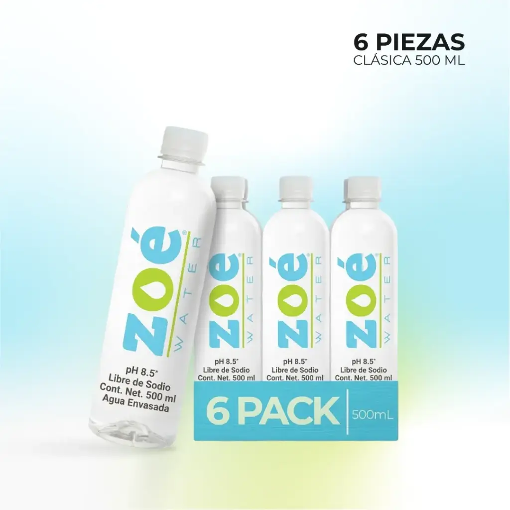 Zoé Water 500ml (6 pzas)
