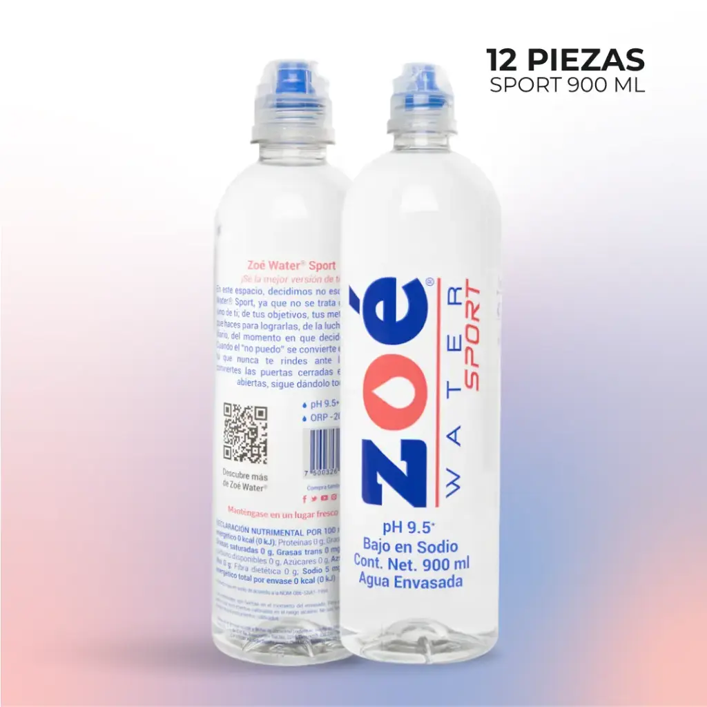 Zoé Water Sport 900ml (12 pzas)