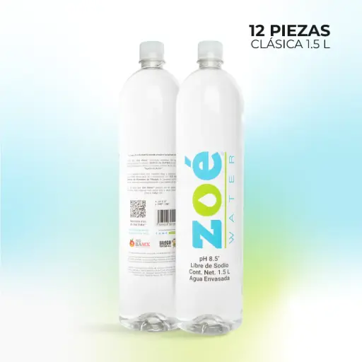 [ZWC-1500-12] Zoé Water 1.5 Litros (caja con 12 piezas)