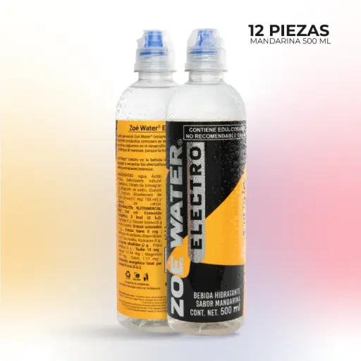 [ZWE-MAN-500-12] Zoé Water Electro Mandarina 500ml (12 piezas)