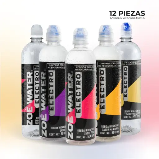 [ZWE-MIX-500-12] Zoé Water Electro Mix 500ml (Caja 12 piezas) 