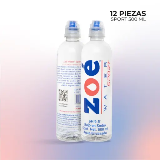 [ZWS-500-12] Zoé Water Sport 500ml (12 pzas)