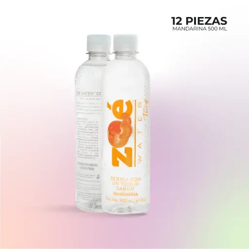 [ZWT-MAN-500-12] Zoé Water Twist Mandarina 500ml (12 pzas)