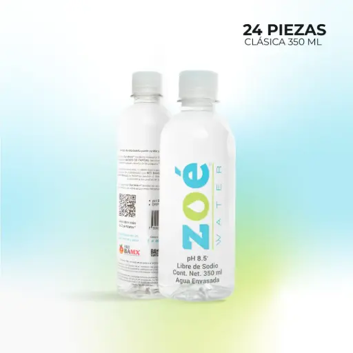 [ZWC-350-24] Zoé Water Clásica 350ml (24 pzas)